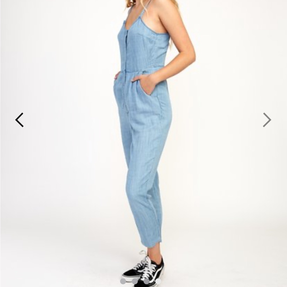Rvca Chambray Jumpsuit - image 2